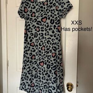 LLR Leopard Print Dress with Pockets